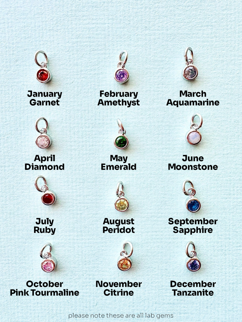 Mini Birthstone Charm