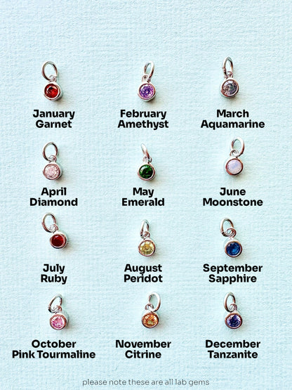Mini Birthstone Charm